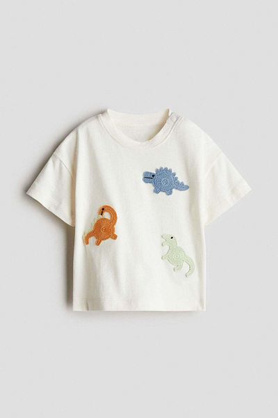 H&M Appliquéd T-shirt