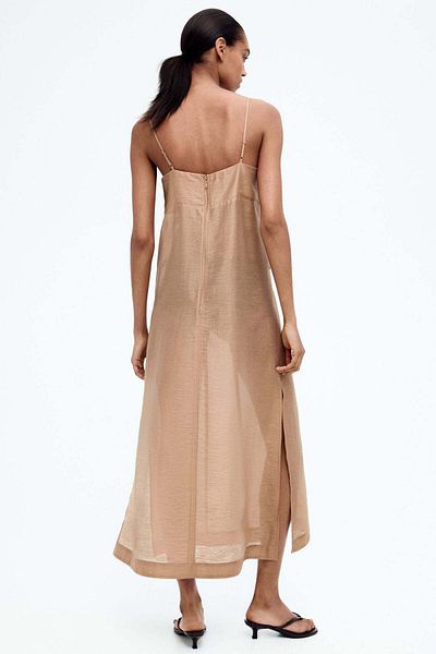 H&M Sheer embellished strappy dress