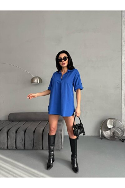 ALPACO Πουκάμισο με λεπτομέρεια με σχισμή