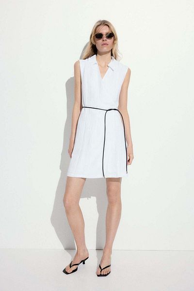 H&M Tie-belt wrap dress
