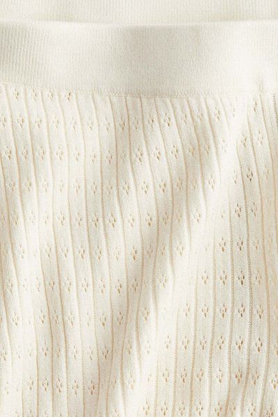 H&M Pointelle-knit trousers