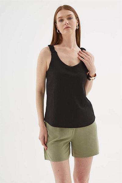 Fashion Friends Black Women's Blouse 25Y0513K1