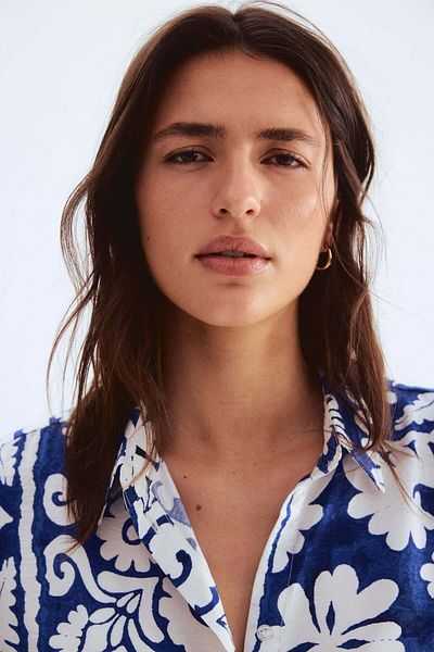H&M Short-sleeved twill shirt