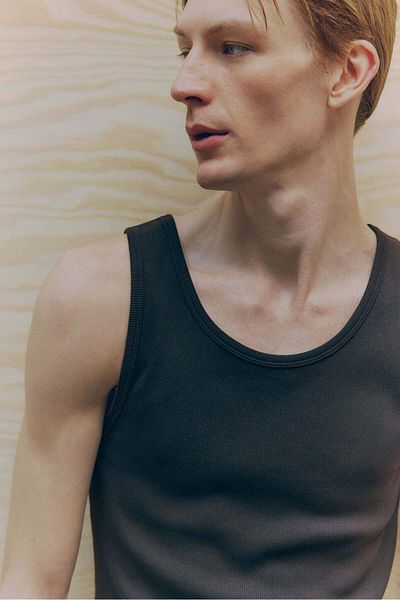 H&M Slim Fit Ribbed vest top