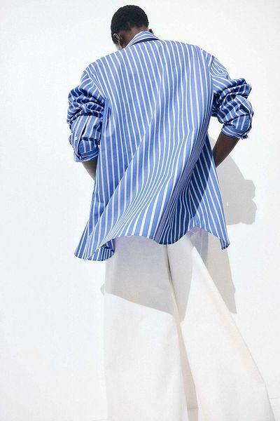H&M Oversized Poplin Shirt