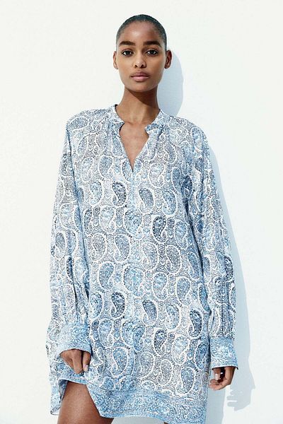 H&M Tie-belt tunic dress