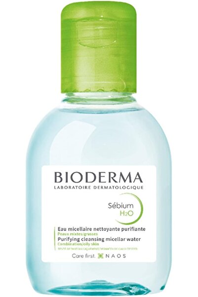 Bioderma محلول ميسيل منظف ومنقي من سيبيوم H2O للجنسين - 3.33 أونصة منظف