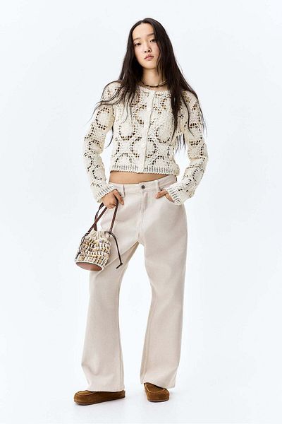 H&M Crochet-look cardigan