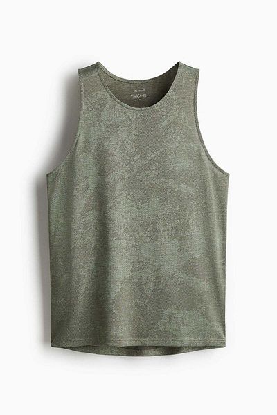 H&M Regular Fit Sports Vest Top With Drymove™