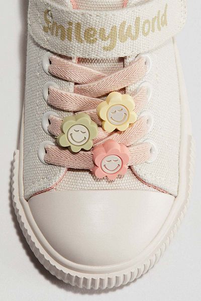H&M Appliquéd canvas trainers