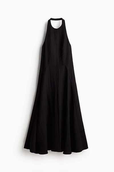 H&M Flared halterneck dress