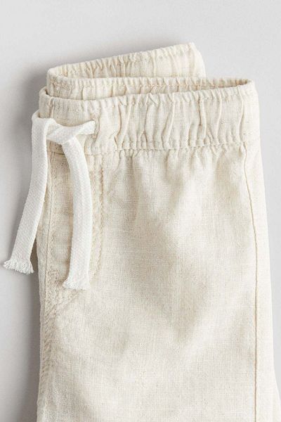 H&M Linen-blend joggers