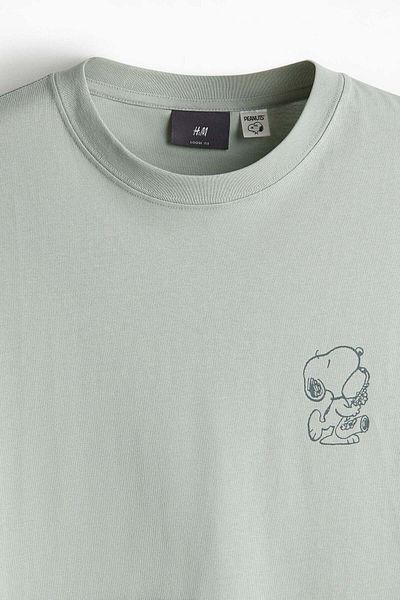 H&M Loose Fit Printed T-shirt