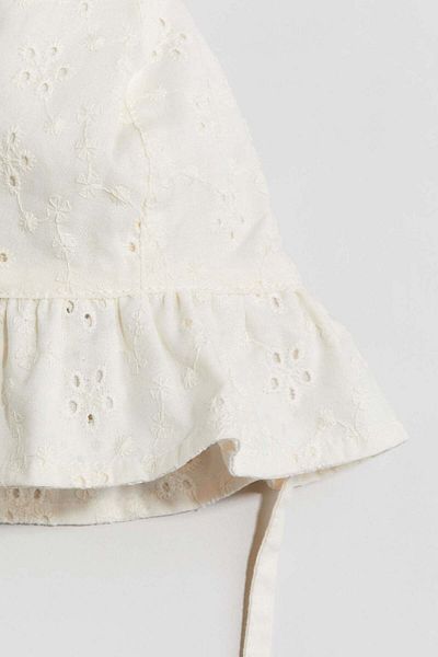H&M Broderie Anglaise Cotton Sun Hat