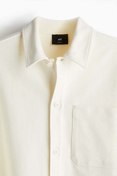 H&M Loose Fit Brushed overshirt