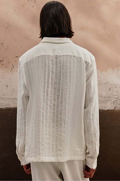 H&M Regular Fit Long-sleeved resort shirt