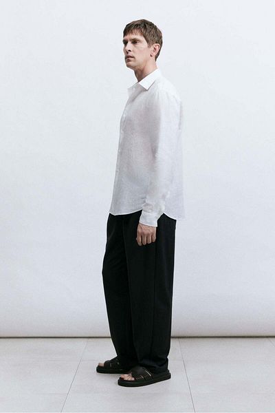 H&M Slim Fit Linen shirt