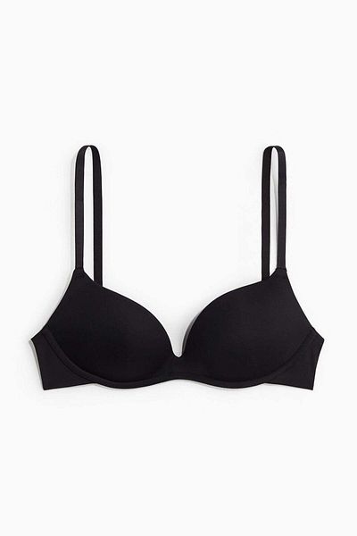 H&M Non-wired microfibre push-up bra