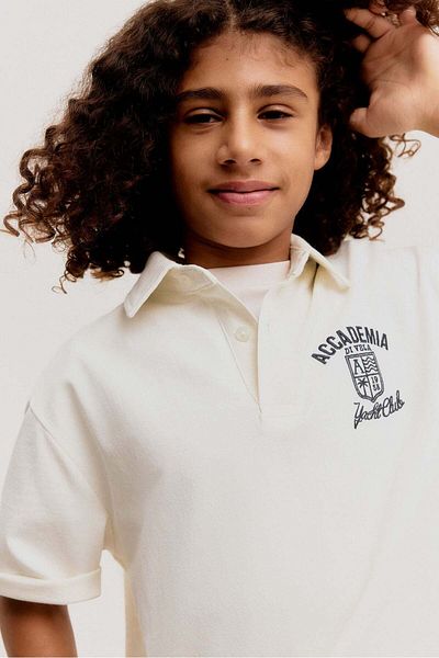 H&M Text-motif Polo Shirt