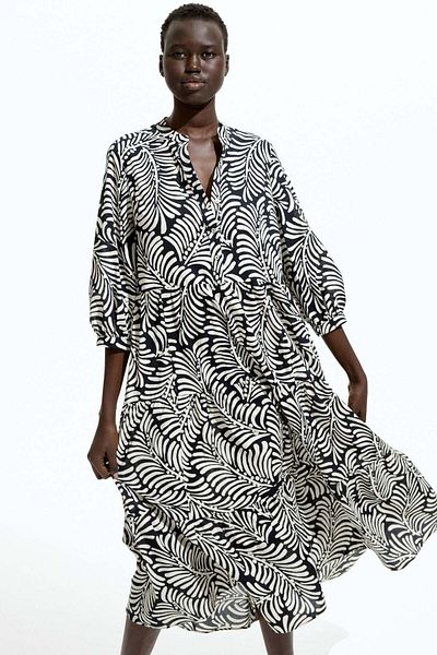 H&M Tiered midi dress