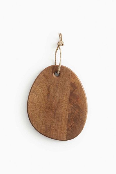 H&M Small asymmetric mango wood cutting board