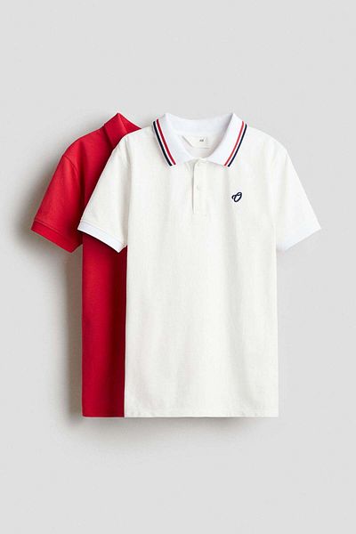 H&M 2-pack Cotton Polo Shirts