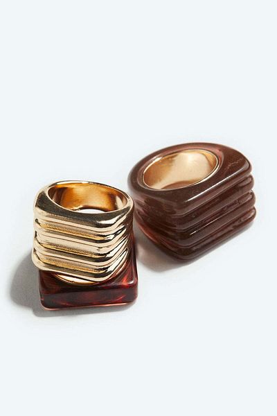 H&M 3-pack rings