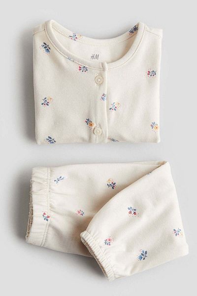H&M 2-piece printed cotton set