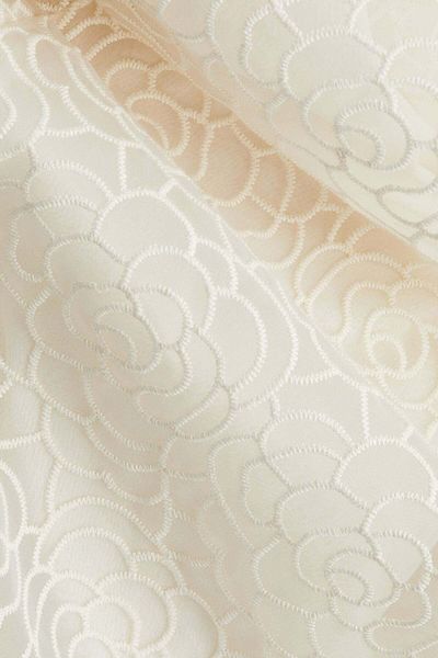 H&M Embroidered Tie-back Dress