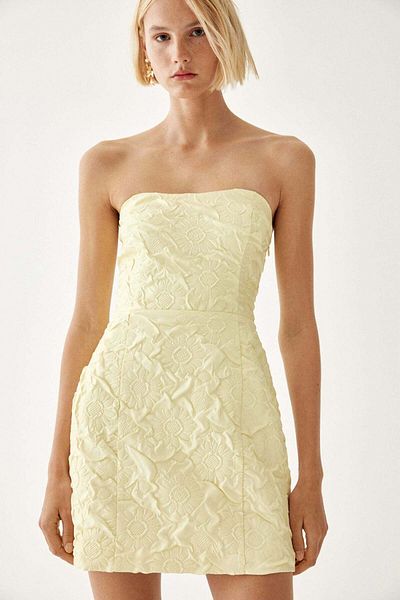 H&M Embossed Mini Dress