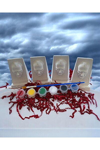 Genel Markalar ATATÜRK TAŞ BOYAMA 10 KASIM Eğitici Etkinlik Taş Boyama Seti T...