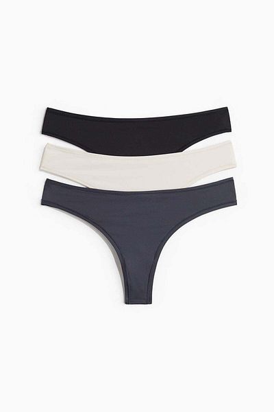 H&M 3-pack Microfibre Brazilian Briefs