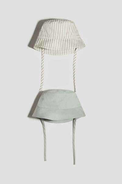 H&M 2-pack cotton sun hats