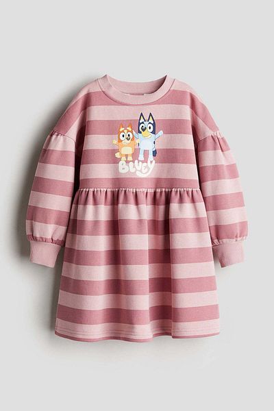 H&M Printed Sweatshirt Dress