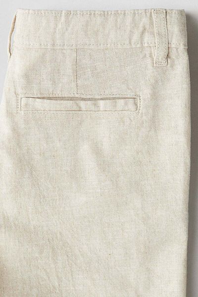 H&M Linen-blend Chino Shorts