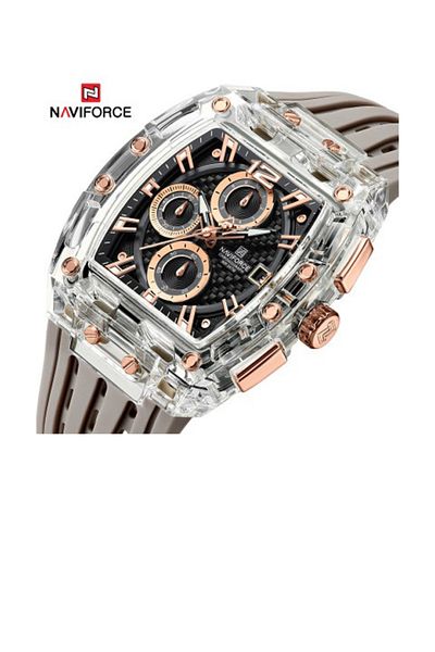 Naviforce Naviforce Men's Quartz Watch with Auto Date, Week, Business Display, Analog Wrist Watches