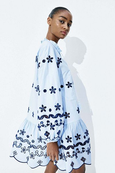 H&M Broderie anglaise tunic dress