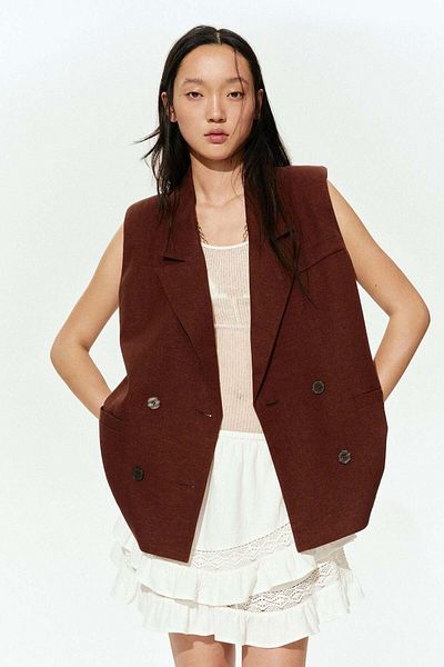 H&M Linen-blend waistcoat