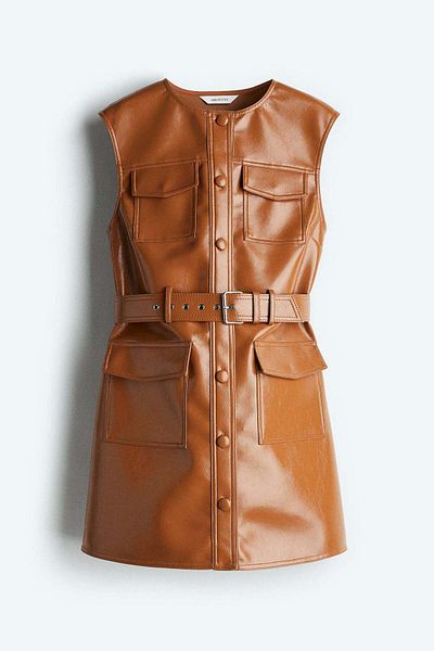 H&M Coated cargo dress