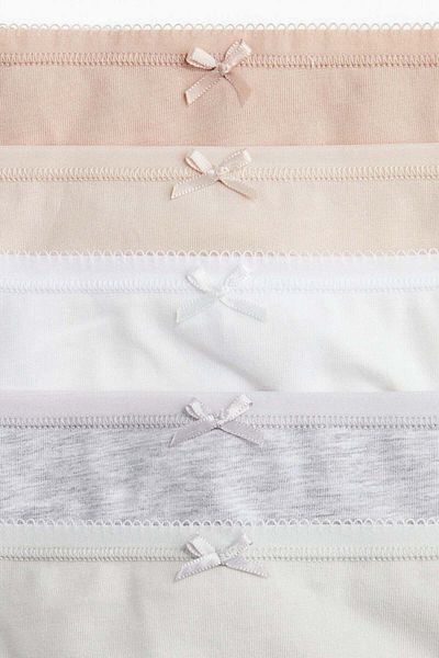 H&M 5-pack cotton thong briefs