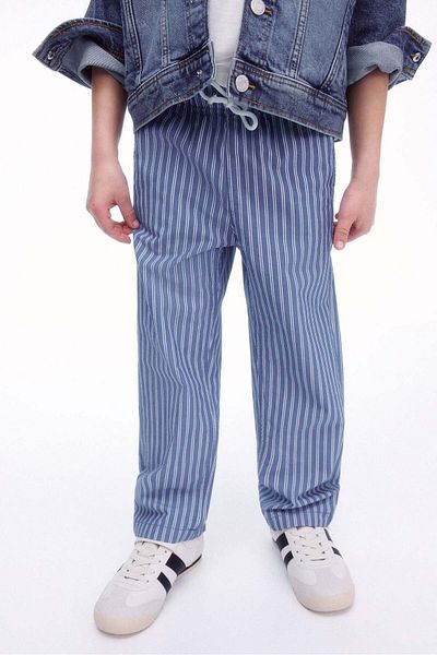 H&M Cotton poplin trousers