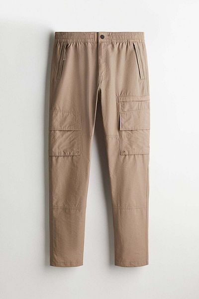 H&M Regular Fit Twill Cargo Trousers