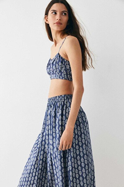 H&M Cropped strappy top