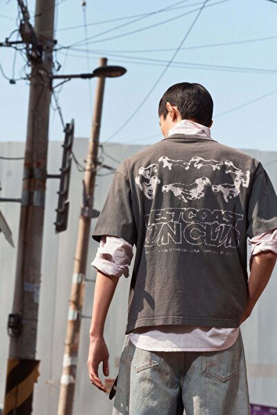 H&M Loose Fit Printed T-shirt