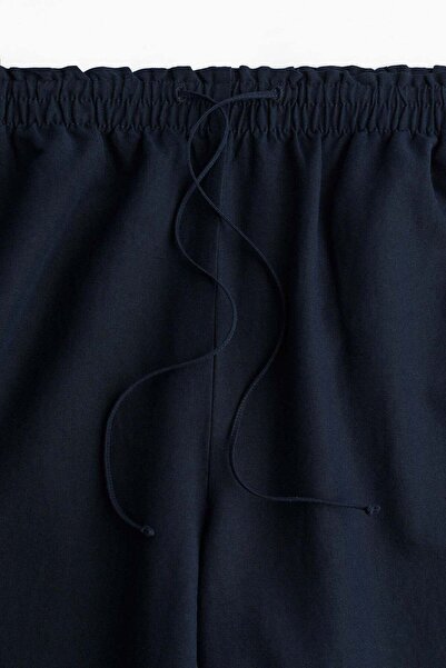 H&M Wide linen-blend trousers