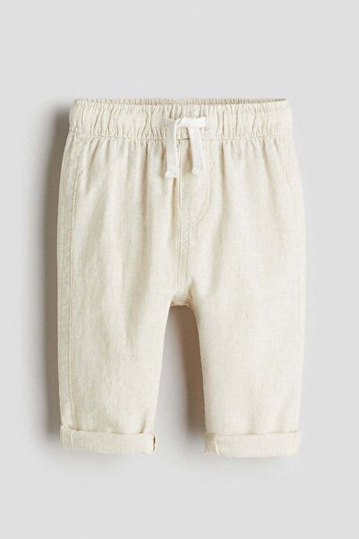 H&M Linen-blend joggers