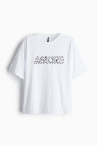 H&M Motif-detail T-shirt