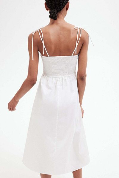 H&M Tie-strap Smocked Dress