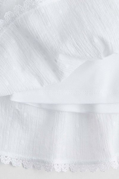 H&M Tiered Cotton Skort