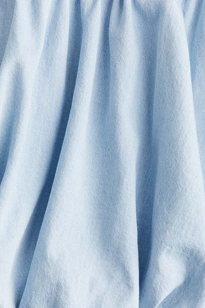 H&M Bubble-hem denim skirt